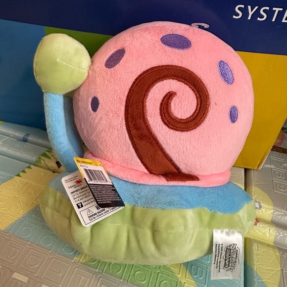 SpongeBob SquarePants Gary the Snail plush toy 8” - Picture 4 of 12